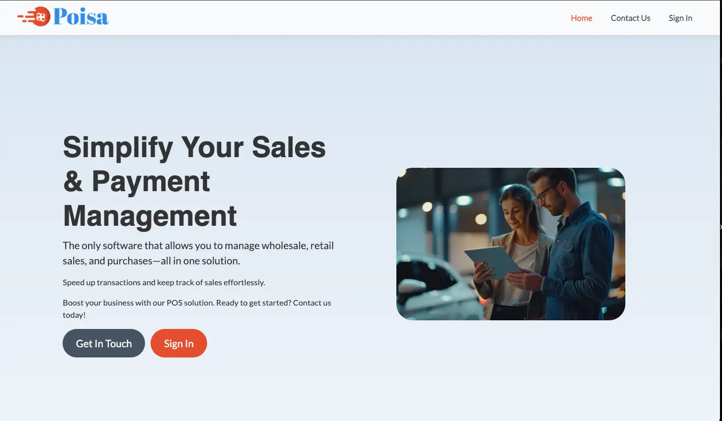 Poisa -  Simplify Your Sales & Payment Management
